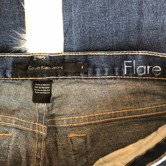 Calvin Klein Flare Jeans 👖Sz 8 - Picture 3 of 3